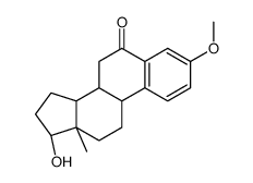 3-O-甲基-6-氧代17β-雌二醇结构式