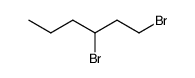1,3-dibromohexane结构式