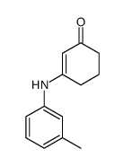 3-(m-tolylamino)cyclohex-2-en-1-one结构式
