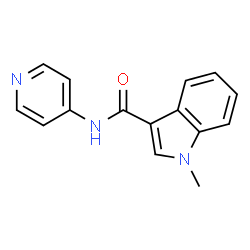 1H-Indole-3-carboxamide,1-methyl-N-4-pyridinyl-(9CI)结构式