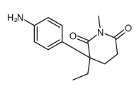 3-(4-aminophenyl)-3-ethyl-1-methylpiperidine-2,6-dione Structure