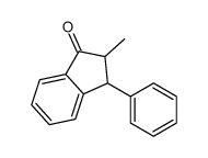 2-methyl-3-phenyl-2,3-dihydroinden-1-one结构式