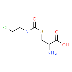 S-(N-(2-chloroethyl)carbamoyl)cysteine Structure