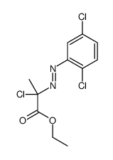 ethyl 2-chloro-2-[(2,5-dichlorophenyl)diazenyl]propanoate Structure