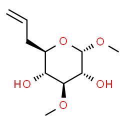 alpha-D-gluco-Oct-7-enopyranoside, methyl 6,7,8-trideoxy-3-O-methyl- (9CI)结构式