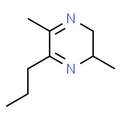 Pyrazine, 2,3-dihydro-2,5-dimethyl-6-propyl- (9CI) structure