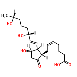 15(R)-19(R)-HYDROXY PROSTAGLANDIN E2 structure