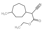 ethyl 2-cyano-2-(4-methylcycloheptyl)acetate structure