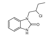 1-(2-chloro-butyl)-1,3-dihydro-benzoimidazol-2-one结构式