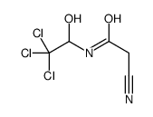 2-Cyano-N-(2,2,2-trichloro-1-hydroxyethyl)acetamide结构式