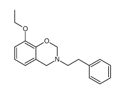 8-ethoxy-3-phenethyl-3,4-dihydro-2H-benzo[e][1,3]oxazine Structure