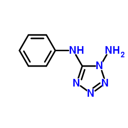 N5-Phenyl-1H-tetrazole-1,5-diamine Structure