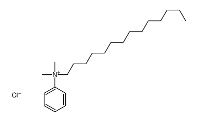 dimethyl-phenyl-tetradecylazanium,chloride Structure