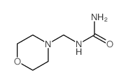 Urea, 1-morpholinomethyl- structure