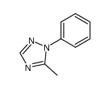 1H-5-methyl-1-phenyl-1,2,4-triazole结构式