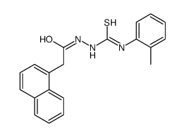 1-(2-methylphenyl)-3-[(2-naphthalen-1-ylacetyl)amino]thiourea结构式