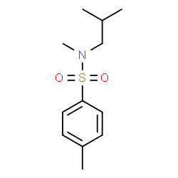 N,4-Dimethyl-N-(2-methylpropyl)benzenesulfonamide Structure