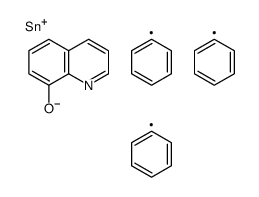 triphenyl(quinolin-8-yloxy)stannane结构式