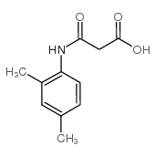 3-(2,4-dimethylanilino)-3-oxopropanoic acid结构式
