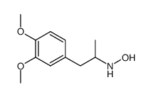 N-(1-methyl-2-(3,4-dimethoxy-phenyl)ethyl)hydroxylamine结构式