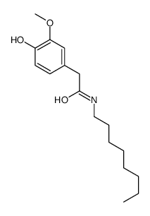N-octylhomovanillamide Structure