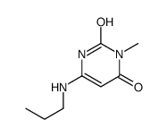 3-methyl-6-(propylamino)-1H-pyrimidine-2,4-dione Structure