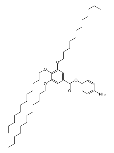 (4-aminophenyl) 3,4,5-tridodecoxybenzoate Structure