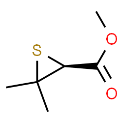 Thiiranecarboxylic acid, 3,3-dimethyl-, methyl ester, (S)- (9CI)结构式