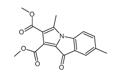 Dimethyl-9-oxo-3,7-dimethyl-9H-pyrrolo<1,2-a>indol-1,2-dicarboxylat Structure