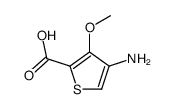 2-Thiophenecarboxylicacid,4-amino-3-methoxy-(9CI) structure