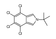 4,5,6,7-Tetrachloro-2-(1,1-dimethylethyl)-2H-isoindole structure