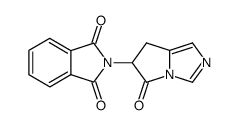 N-(5-oxo-6,7-dihydro-5H-pyrrolo[1,2-c]imidazol-6-yl)-phthalimide结构式