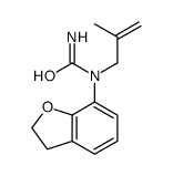 1-(2,3-dihydro-1-benzofuran-7-yl)-1-(2-methylprop-2-enyl)urea结构式