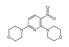 4-(6-吗啉基-3-硝基-2-吡啶)吗啉结构式