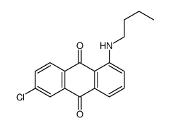 1-(butylamino)-6-chloroanthracene-9,10-dione结构式
