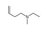 N-ethyl-N-methylbut-3-en-1-amine Structure