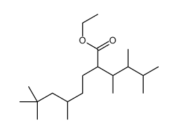 ethyl 2-(3,4-dimethylpentan-2-yl)-5,7,7-trimethyloctanoate Structure