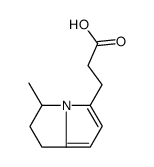 3-(5-methyl-6,7-dihydro-5H-pyrrolizin-3-yl)propanoic acid Structure