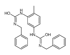 1-benzyl-3-[3-(benzylcarbamoylamino)-4-methylphenyl]urea结构式