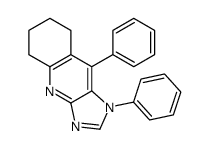 1,9-diphenyl-5,6,7,8-tetrahydroimidazo[4,5-b]quinoline结构式