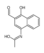 N-(3-formyl-4-hydroxynaphthalen-1-yl)acetamide Structure