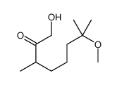 1-hydroxy-7-methoxy-3,7-dimethyloctan-2-one Structure