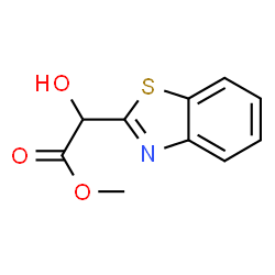 2-Benzothiazoleaceticacid,alpha-hydroxy-,methylester(9CI) structure