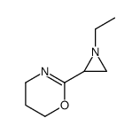 2-(1-ethylaziridin-2-yl)-5,6-dihydro-4H-1,3-oxazine结构式