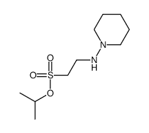 propan-2-yl 2-(piperidin-1-ylamino)ethanesulfonate Structure