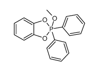 2-Methoxy-2,2-diphenyl-1,3-dioxa-2λ5-phospha-indan结构式