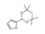 2-(furan-2-yl)-4,4,6,6-tetramethyl-1,3-dioxane Structure