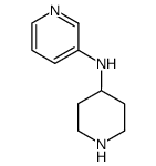 N-(piperidin-4-yl)pyridin-3-amine结构式