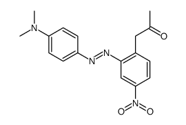 1-[2-[[4-(dimethylamino)phenyl]diazenyl]-4-nitrophenyl]propan-2-one Structure