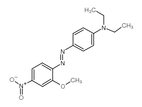 4'-二乙氨基-2-甲氧基-4-硝基偶氮苯结构式
